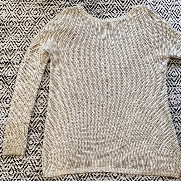 Cream knit oversized sweater - Picture 4 of 4